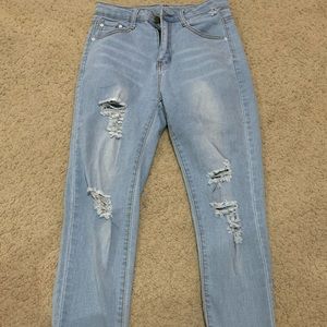 SHEIN ripped skinny jean